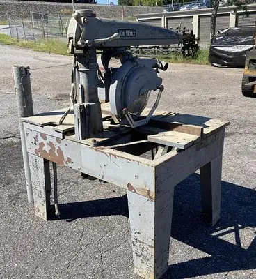 USED DEWALT GE RADIAL-ARM SAW