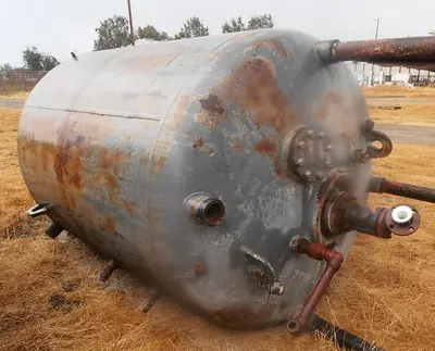 Reactor, 1,000 Gallon, Glass Lined, 100 PSI, Jkt, Agit, Dedietrich, #C636130