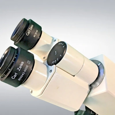 Item# L205 Zeiss AxioVert 40 MAT Inverted Microscope & Camera