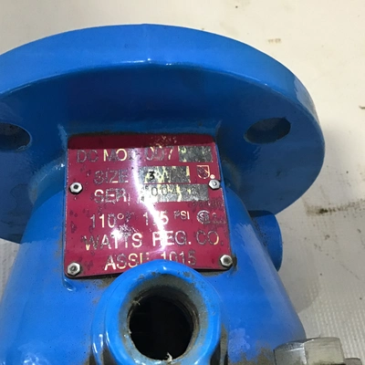Watts 007 Cast Iron Double Check Valve Backflow Preventer Assembly Size 3″