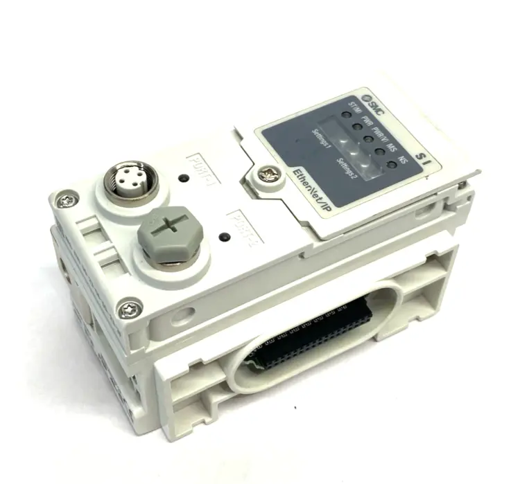 New | in-Stock SMC EtherNet/IP Serial Transmission Unit, PNP 2-Port 24VDC Class 2 PLC Processors Michigan US | Maverick Industrial Sales #1398950