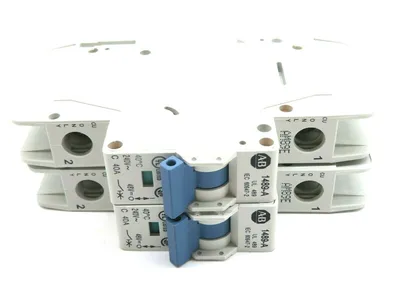 NEW 2 PCS. ALLEN BRADLEY 1489-A1C400 CIRCUIT BREAKER SERIES A 1489A1C400