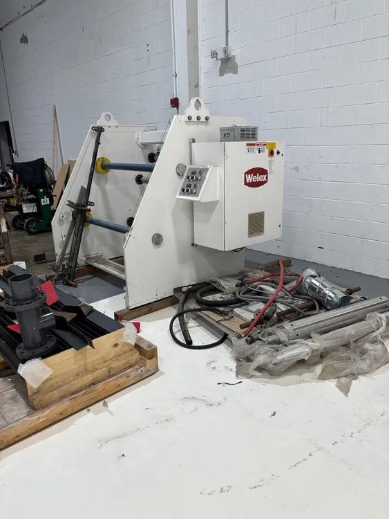 Used 2005 WELEX 2 spindle sheet winder Winding and Unwinding New York US | Mark One Machinery 7 #198505