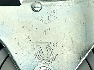 4" Swivel Plate Mount Caster w/ Brake - Used
