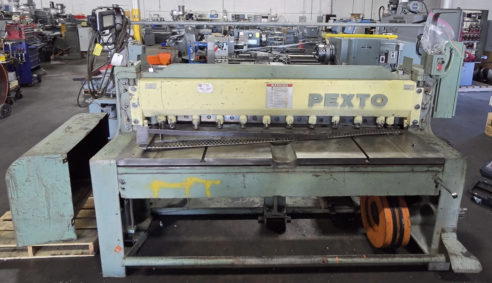 Used PEXTO 10U6 Power Squaring Shears (Gauge) Kentucky US | Machinery Central #1548393