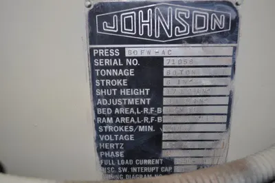 USED SOUTH BEND JOHNSON 60FW-AC