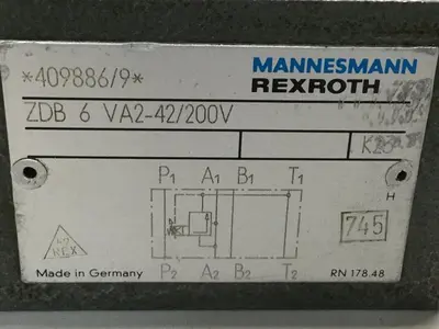 USED MANNESMANN REXROTH ZDB 6 VA2-42/200V
