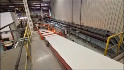 USED STAM SIEMPELKAMP SANDWICH PANEL LINE CNC