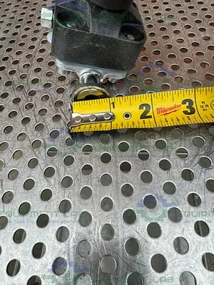 USED ITT PURE FLO .5-316L-RA20MAX-CWP150  DIAPHRAGM VALVE W/ 1/2" SANITARY FITTING