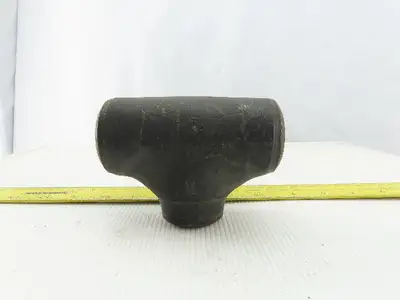 1-1/2" x 1-1/4" x 1-1/2" Butt Weld Seamless Pipe Fitting Reducer TEE