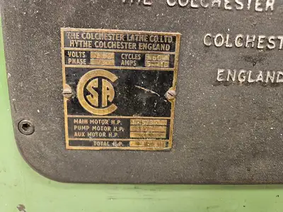 USED COLCHESTER MASTER 6-1/2"