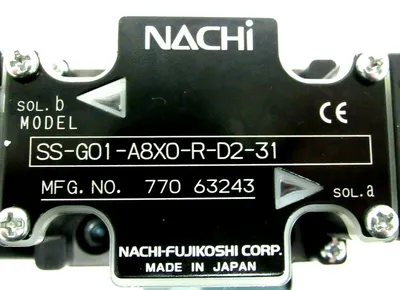 NEW NACHI RSS-G06-3-F-D2-23 SOLENOID VALVE SS-G01-A8X0-R-D2-31 RSSG06-3FD223