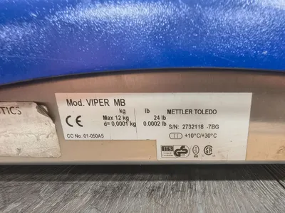 METTLER TOLEDO VIPER MBSD 12 Lab Scales & Beam Balances | ESS Industrial Equipment Sales (4)