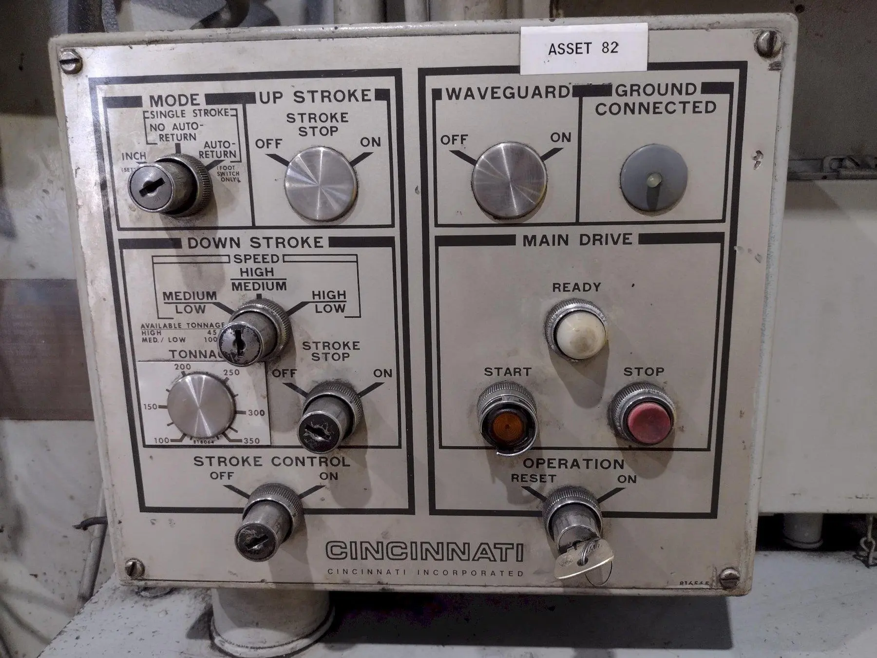 USED CINCINNATI 350CBX12