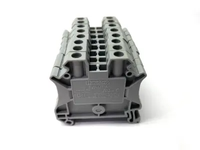 USED PHOENIX CONTACT FEED-THROUGH TERMINAL BLOCK 3044102 LOT OF 8