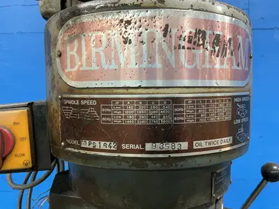Used BIRMINGHAM BPS1642 Vertical Mills Ohio US | HGR 24 #1424464