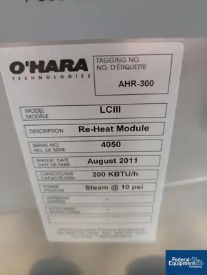 USED O'HARA 36" O'Hara Labcoat Coating Pan, Model LC3