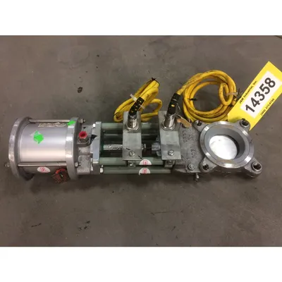 Used 3" Wey Stainless Steel Knife Gate Valve