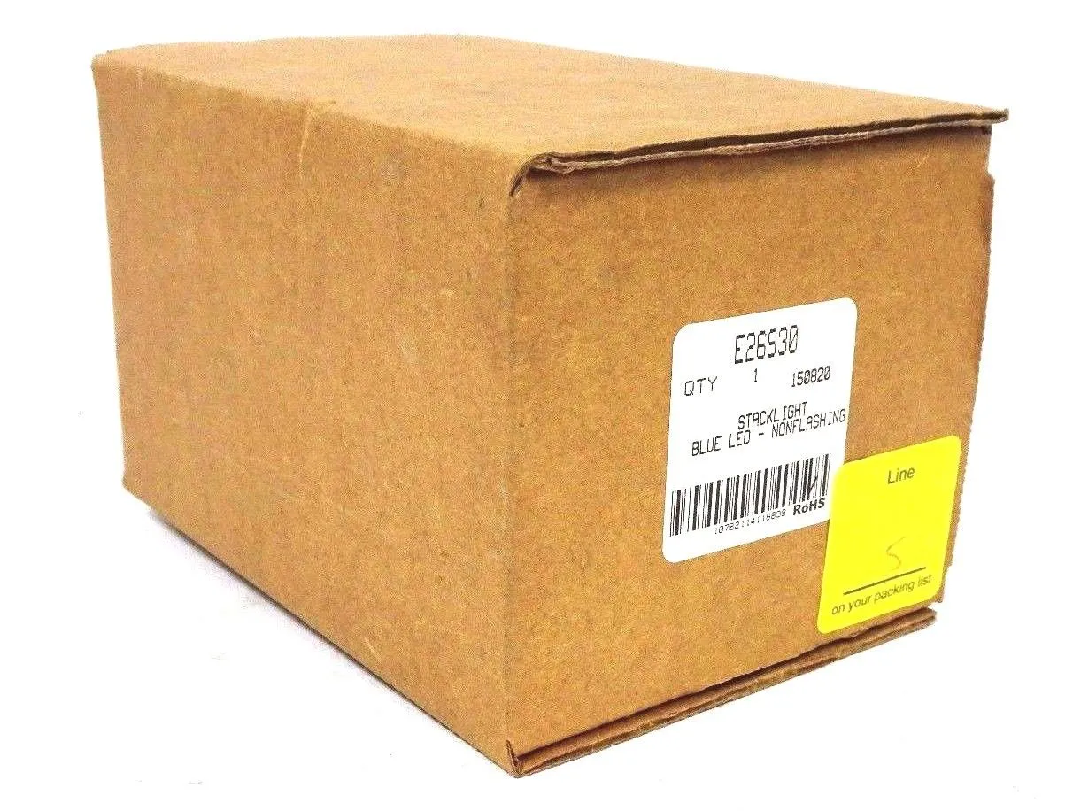 NEW EATON CUTLER HAMMER METT ELECTRONICS E26S30 BLUE LED NONFLASHING STACKLIGHT
