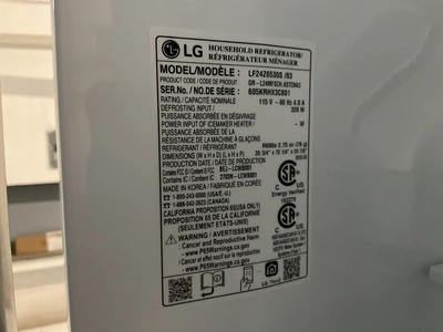 Used LG LF24Z6530S/03 Refrigerators Michigan US | Miedema Asset Management Group #1578898