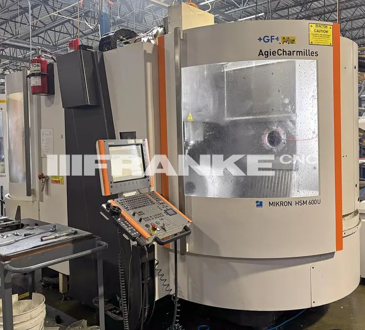 Used 2011 MIKRON MILL HSM600U 36K RPM 5-AXIS WITH 7 PALLETS Vertical Machining Centers (5-Axis or More) | FRANKE CNC, LLC #1382668