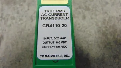 CR Magnetics CR4110-20 True RMS AC Current Transducer Module Used