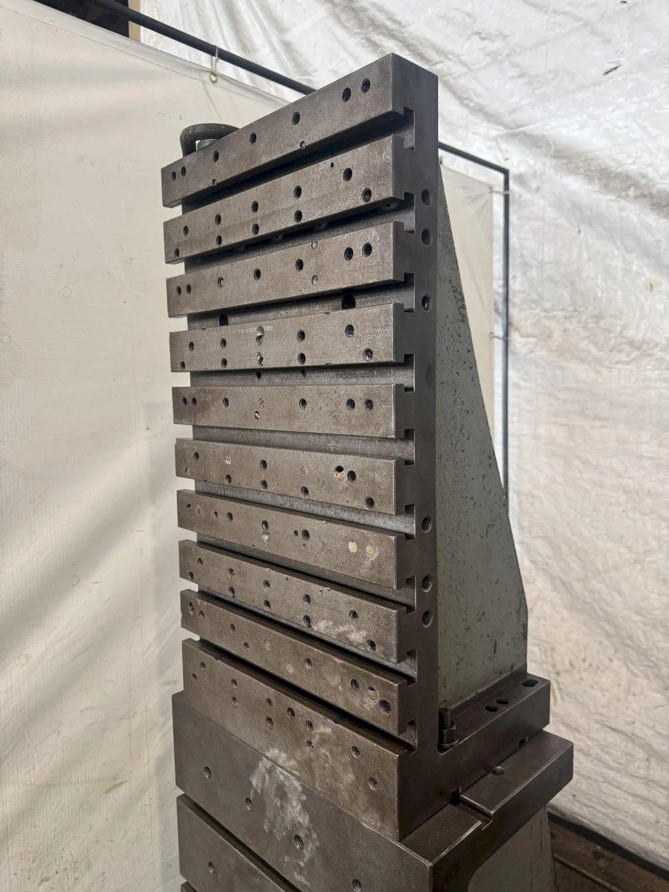 16" WIDE X 30" TALL X 13" DEEP T-SLOTTED ANGLE PLATE SET. STOCK # 0223026