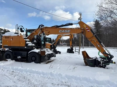 New | in-Stock 2023 CASE WX160E Wheel Excavators Vermont US | Beauregard Equipment #1511191