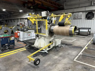 48" X 14 GA ROWE & HERR-VOSS CUT TO LENGTH CTL LINE: STOCK #22752