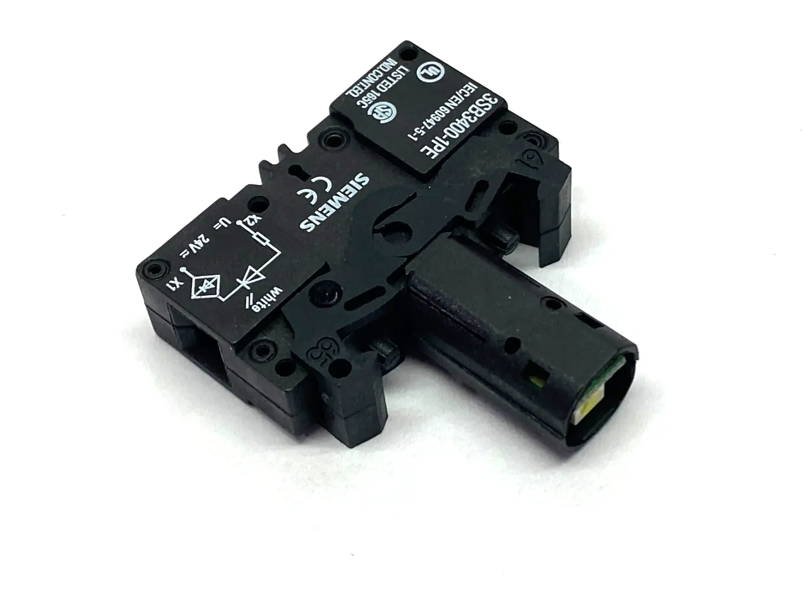 New | in-Stock Siemens Lamp Holder, White, 24V AC/DC Switch Parts Michigan US | Maverick Industrial Sales #1487412