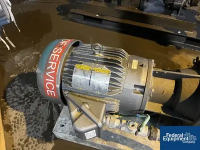 USED Waukesha 4" Waukesha Rotary Lobe Pump, S/S, 7.5 HP, Model 5050