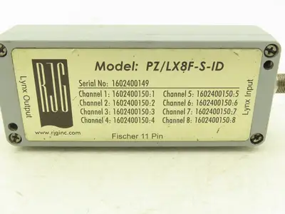 RJG PZ/LX8F-S-ID Vacuum Gauge Transducer Piezo Module 8 Channel