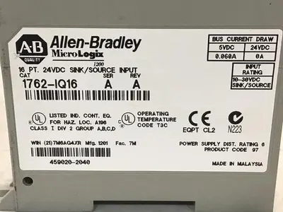 USED ALLEN BRADLEY 1762-IQ16 SER A