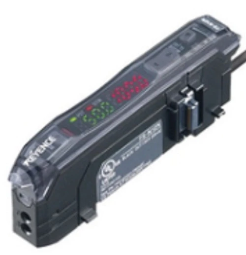 Keyence FS-N12N Fiber Optic Sensor, Fiber Amplifier, Cable, Expansion Unit, NPN [New]