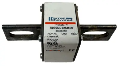 NEW FERRAZ SHAWMUT A070UD32KI500 PROTISTOR FUSE 700VAC 500A