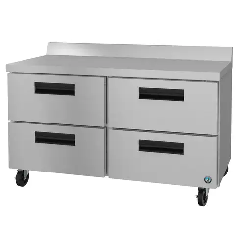 Hoshizaki WR60B-D4 60" W Worktop Refrigerator w/ (2) Sections & (4) Drawers, 115v