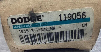 DODGE TAPER LOCK BUSHING 119056 1615X1-1/2 KW 6B-2