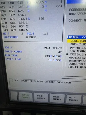 2022 DOOSAN DVF 5000 Vertical Machining Centers (5-Axis or More) | Machinery Network (3)
