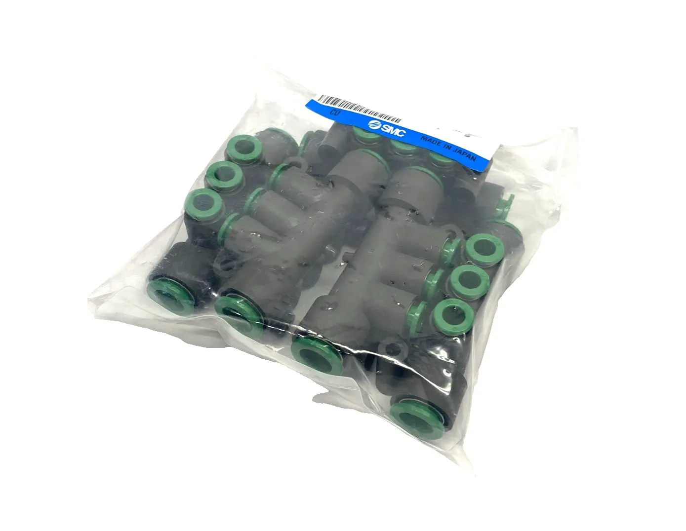 KRM11-06-10-6 | SMC  Fitting Manifold 10mm Tube O.D. 6mm Tube O.D. 5-PACK - New