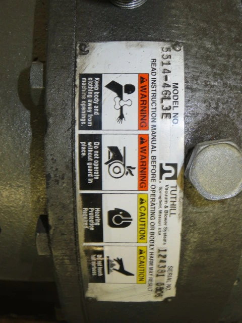 Used Tuthill 5514-46L3E Blowers Minnesota US | Peak Machinery, Inc. #286297