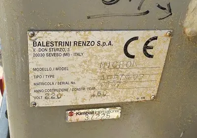 USED BALESTRINI MICRON