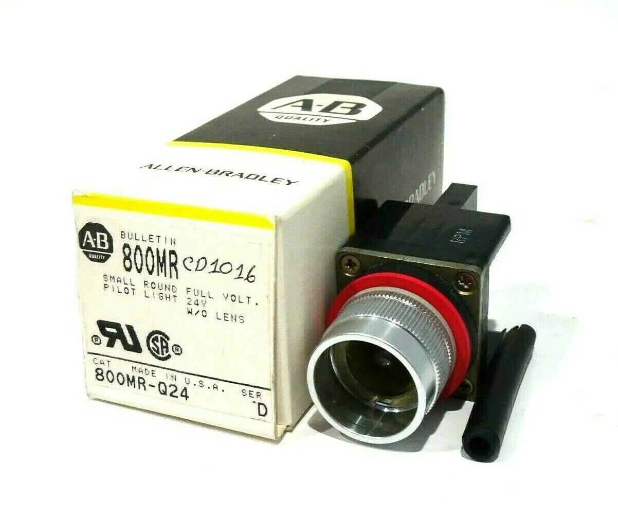 NEW ALLEN BRADLEY 800MR-Q24 PILOT LIGHT SER.D 800MRQ24