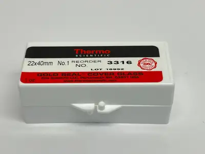 3316 | Thermo Fisher  Gold Seal Cover Glass 22x40mm 1oz Pack - New Other