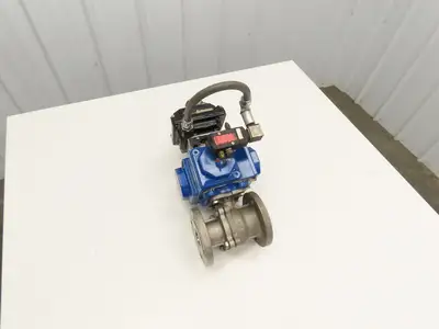 Flowserve 2" Stainless Ball Valve Compact II Pneumatic Actuator C35 SR-2C IMP