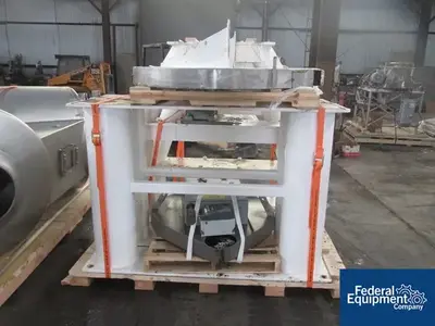 USED Patterson-Kelley 75 Cu Ft P-K Twin Shell Blender, 304 S/S, 60# Density