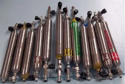 QTY. 12. SWAGELOK, WHITEY, 500 ML, SAMPLE CYLINDER...
