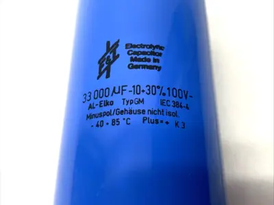 Used F&T Electrolytic Capacitor 33,000µF-10+30%100V Capacitors Michigan US | Maverick Industrial Sales #1389473