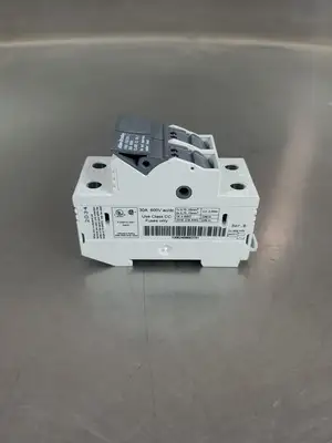 USED Allen-Bradley 1492-FB2C30-L Class CC Fuse Holder, 30A 600V