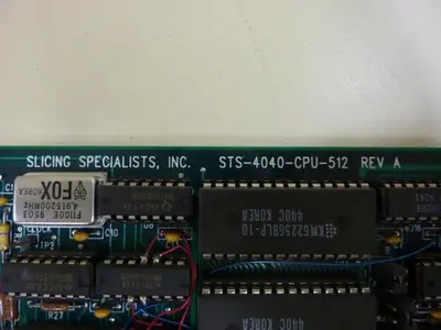 USED SLICING SPECIALIST STS-4040-CPU-512