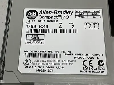 USED ALLEN BRADLEY 1764-24BWA SER B
